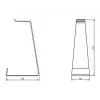 Multibrackets M Headset Holder -kuuloketeline, pöytäteline, valkoinen