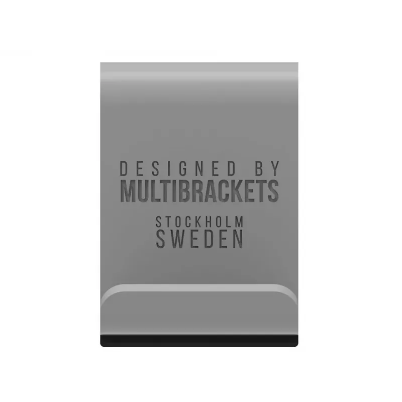 Multibrackets M Headset Holder -kuuloketeline pöytään, hopea, kuuloketeline, alumiini, 52 g, hopea