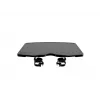 Multibrackets M Public Floorstand Shelf Basic 150 -hyllytaso, musta, muovi/teräs