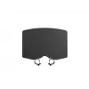 Multibrackets M Public Floorstand Shelf Basic 150 -hyllytaso, musta, muovi/teräs