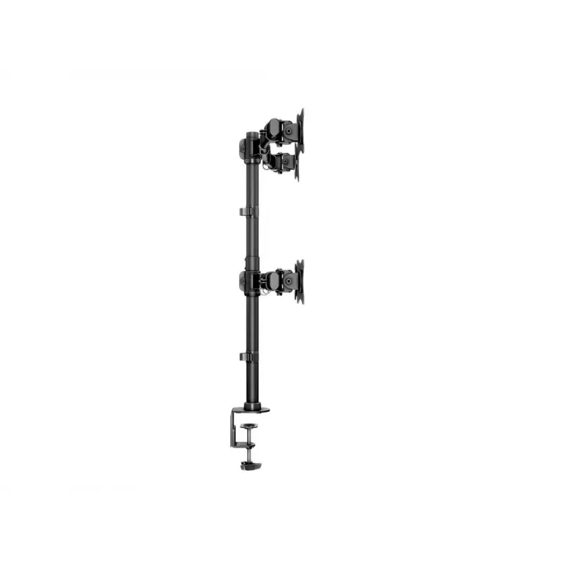 Multibrackets M Deskmount Basic Quad, puristin/läpivienti, 32 kg, 38,1 cm (15 tuumaa), 68,6 cm (27 tuumaa), 100 x 100 mm, musta