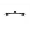 Multibrackets M Deskmount Basic Quad, puristin/läpivienti, 32 kg, 38,1 cm (15 tuumaa), 68,6 cm (27 tuumaa), 100 x 100 mm, musta