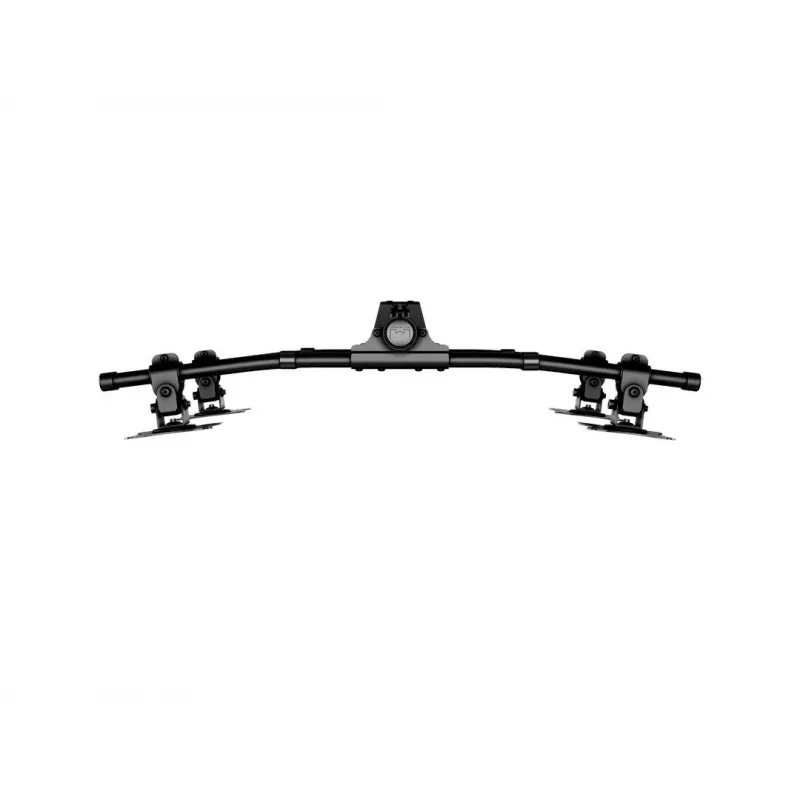 Multibrackets M Deskmount Basic Quad, puristin/läpivienti, 32 kg, 38,1 cm (15 tuumaa), 68,6 cm (27 tuumaa), 100 x 100 mm, musta