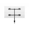 Multibrackets M Deskmount Basic Quad, puristin/läpivienti, 32 kg, 38,1 cm (15 tuumaa), 68,6 cm (27 tuumaa), 100 x 100 mm, musta