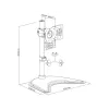 Multibrackets M Deskstand Basic Single -pöytäteline