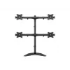 Multibrackets M Deskstand Basic Quad -vapaasti seisova teline, 32 kg, 15-27 tuumaa