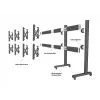 Multibrackets M Pro Series -kiskon jatke, alumiini, 180 mm