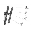 MULTIBRACKETS M Pro Series Tilt Arms 400mm -litteänäytön kiinnitysvarsi, musta, alumiini/teräs, 2 kpl