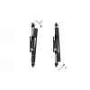 Multibrackets M Pro Series Micro-Adjustable Arms 400mm -litteänäytön kiinnitysvarsi, musta, teräs