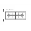 Multibrackets M Pro Series Micro-Adjustable Arms 400mm -litteänäytön kiinnitysvarsi, musta, teräs