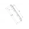 Multibrackets M Pro Series Micro-Adjustable Arms 400mm -litteänäytön kiinnitysvarsi, musta, teräs