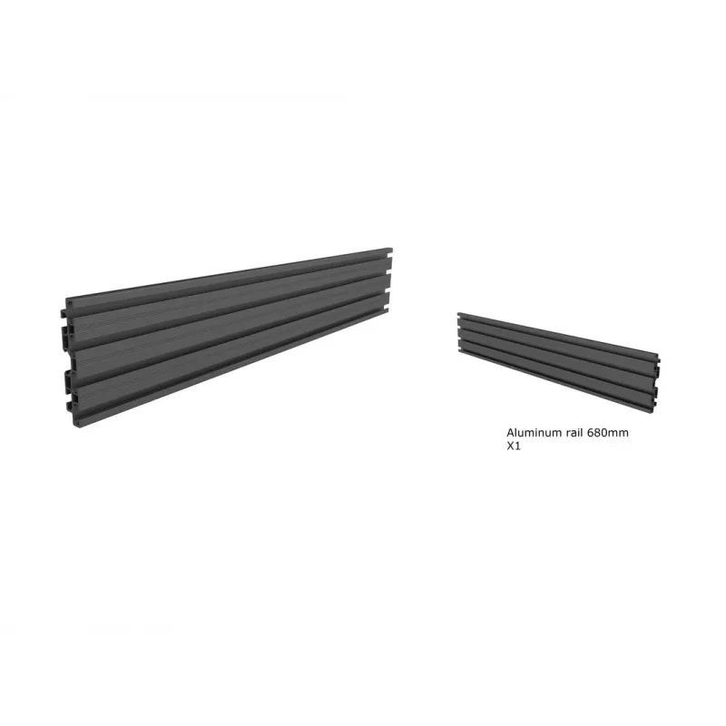 Multibrackets M Pro Series Single Screen Rail 68cm -kisko, musta