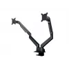 Multibrackets M VESA Gas Lift Arm Dual Side by Side, musta, puristin, 20 kg, 15-32 tuumaa