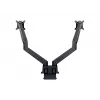 Multibrackets M VESA Gas Lift Arm Dual Side by Side, musta, puristin, 20 kg, 15-32 tuumaa