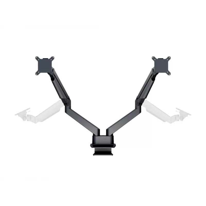 Multibrackets M VESA Gas Lift Arm Dual Side by Side, musta, puristin, 20 kg, 15-32 tuumaa