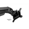 Multibrackets M VESA Gas Lift Arm Dual Side by Side, musta, puristin, 20 kg, 15-32 tuumaa