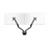 Multibrackets M VESA Gas Lift Arm Dual Side by Side, musta, puristin, 20 kg, 15-32 tuumaa