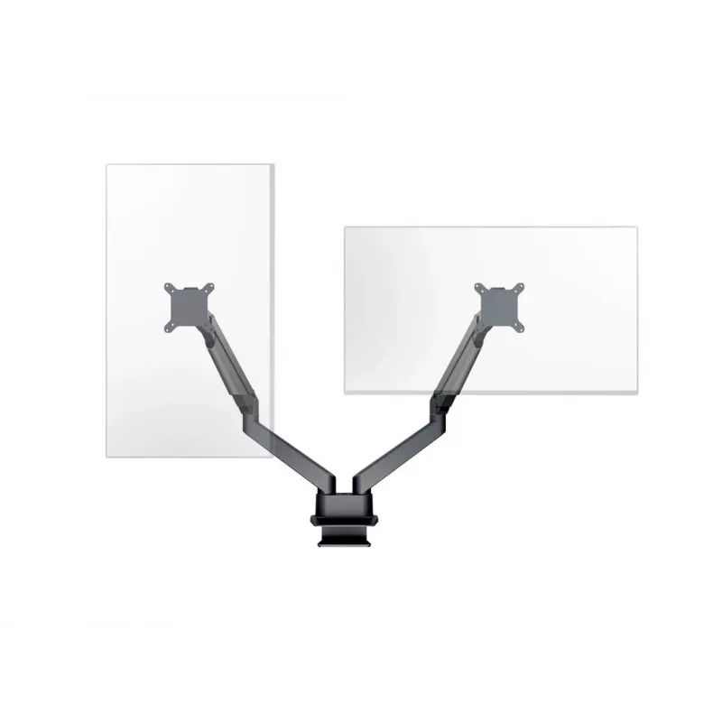 Multibrackets M VESA Gas Lift Arm Dual Side by Side, musta, puristin, 20 kg, 15-32 tuumaa