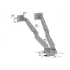 Multibrackets M VESA Gas Lift Arm Dual Side by Side, musta, puristin, 20 kg, 15-32 tuumaa