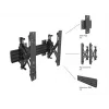 Multibrackets M Wallmount Pro MBW1U -seinäteline, musta, 30 kg, 40-65 tuumaa