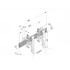 Multibrackets M Wallmount Pro MBW1U -seinäteline, musta, 30 kg, 40-65 tuumaa