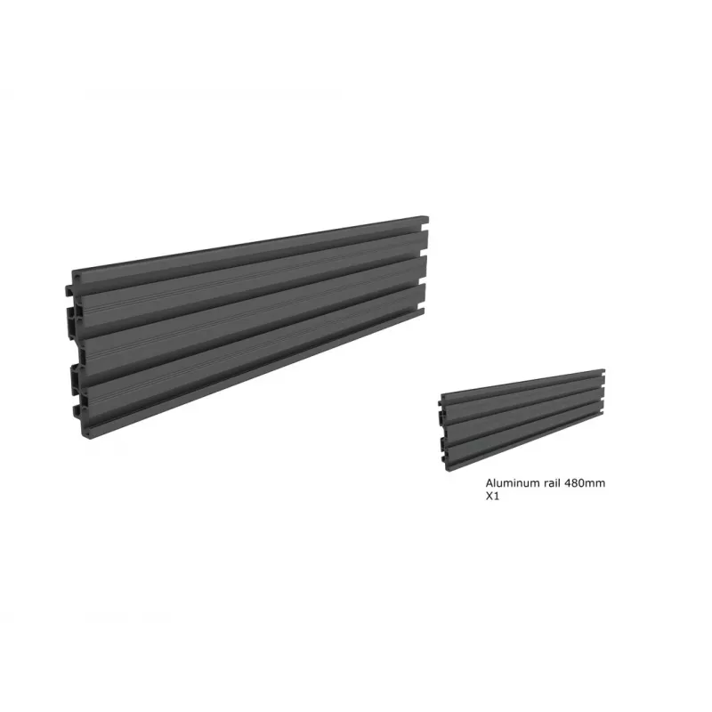 Rail Multibrackets M Pro Series Single Screen Rail 48cm musta