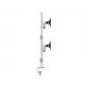 Multibrackets M VESA Deskmount Officeline Dual Vertical valkoinen