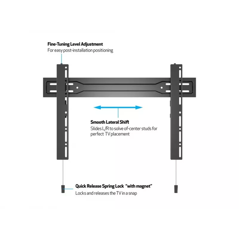 Multibrackets M VESA seinäteline Super ohut Fixed 600 MAX 35 kg 32-100 inch
