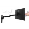 Pöytäteline Multibrackets M VESA Deskmount Officeline Single II musta