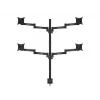 Pöytäteline Multibrackets M VESA Officeline Quad musta