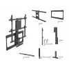Teline, Multibrackets, M Pull Down Full Motion Flexarm