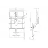 Teline, Multibrackets, M Pull Down Full Motion Flexarm