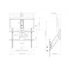 Teline, Multibrackets, M Pull Down Full Motion Flexarm
