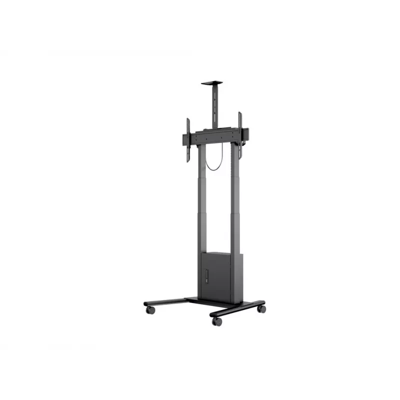 Multibrackets M Motorized Floorstand 120 kg musta sis. kaapin & kamerahyllyn