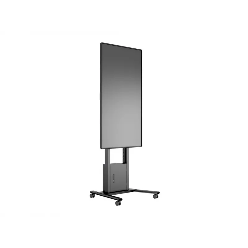 Multibrackets M Motorized Floorstand 120 kg musta sis. kaapin & kamerahyllyn