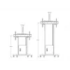 Multibrackets M Motorized Floorstand 120 kg musta sis. kaapin & kamerahyllyn