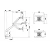 Multibrackets M VESA Gas Lift XL Single musta