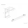 Multibrackets M 1:1 manuaalinen projektiokangas 240x240, 135 tuumaa White Edition