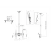 Multibrackets M kattoteline Pro MBC1U VESA 400
