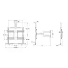 Multibrackets M Universal Flexarm Pro 60 kg Sound & Camera 60 kg kantavuus 55-85