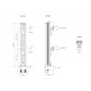 Multibrackets M VESA Deskmount HD Dual Vertical Widescreen 32