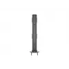 Läpivientijalusta MULTIBRACKETS M Deskmount HD — alumiinikotelo, musta, Ø 21 cm, K 40 mm, 500 g