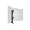 Läpivientijalusta MULTIBRACKETS M Deskmount HD — alumiinikotelo, musta, Ø 21 cm, K 40 mm, 500 g