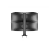 Läpivientijalusta MULTIBRACKETS M Deskmount HD — alumiinikotelo, musta, Ø 21 cm, K 40 mm, 500 g