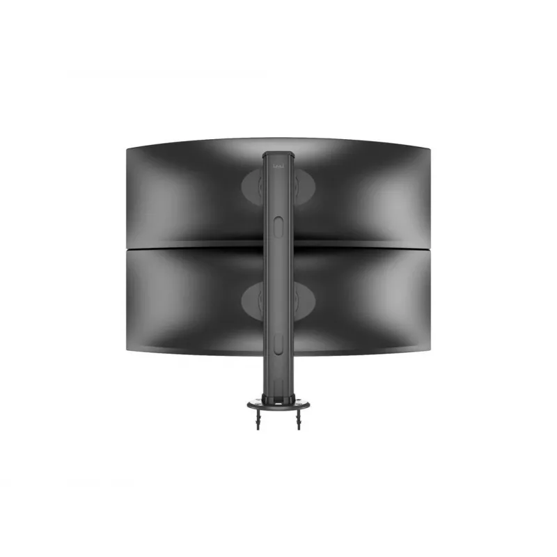 Läpivientijalusta MULTIBRACKETS M Deskmount HD — alumiinikotelo, musta, Ø 21 cm, K 40 mm, 500 g