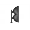 Läpivientijalusta MULTIBRACKETS M Deskmount HD — alumiinikotelo, musta, Ø 21 cm, K 40 mm, 500 g