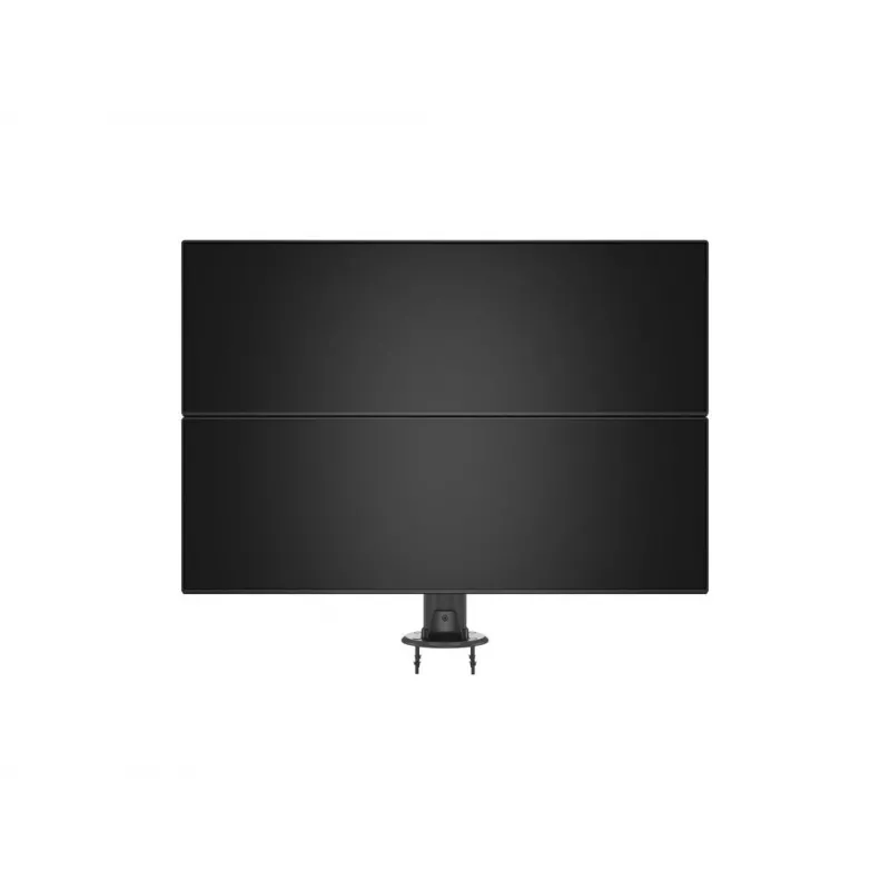 Läpivientijalusta MULTIBRACKETS M Deskmount HD — alumiinikotelo, musta, Ø 21 cm, K 40 mm, 500 g
