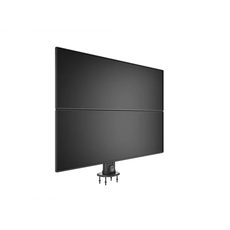 Läpivientijalusta MULTIBRACKETS M Deskmount HD — alumiinikotelo, musta, Ø 21 cm, K 40 mm, 500 g