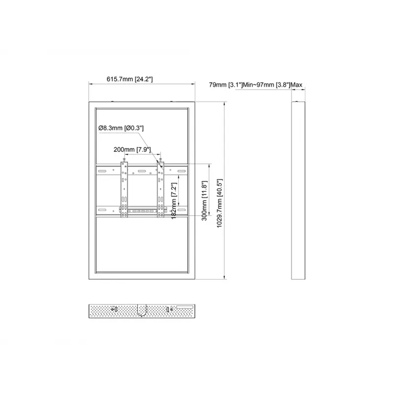 Multibrackets M Pro Series Enclosure 43