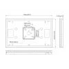Multibrackets M Pro Series kotelo QB24R QB24R-T valkoinen teräs Landscape